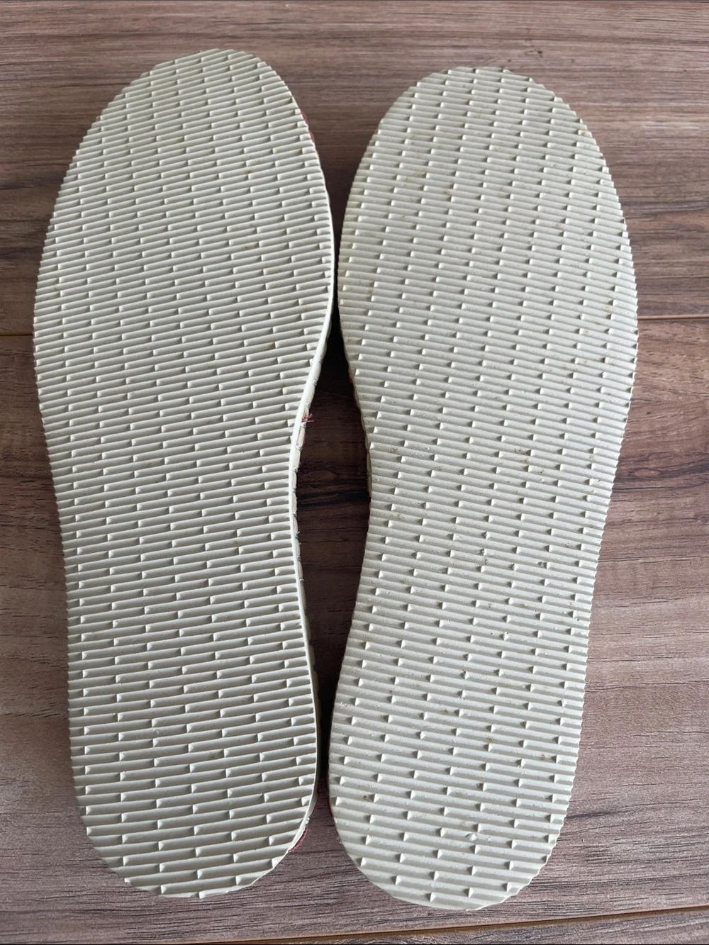 Havaianas Espadrille Slip On Sandals Canvas Shoes Rose / cream Womens 10 Men 8.5